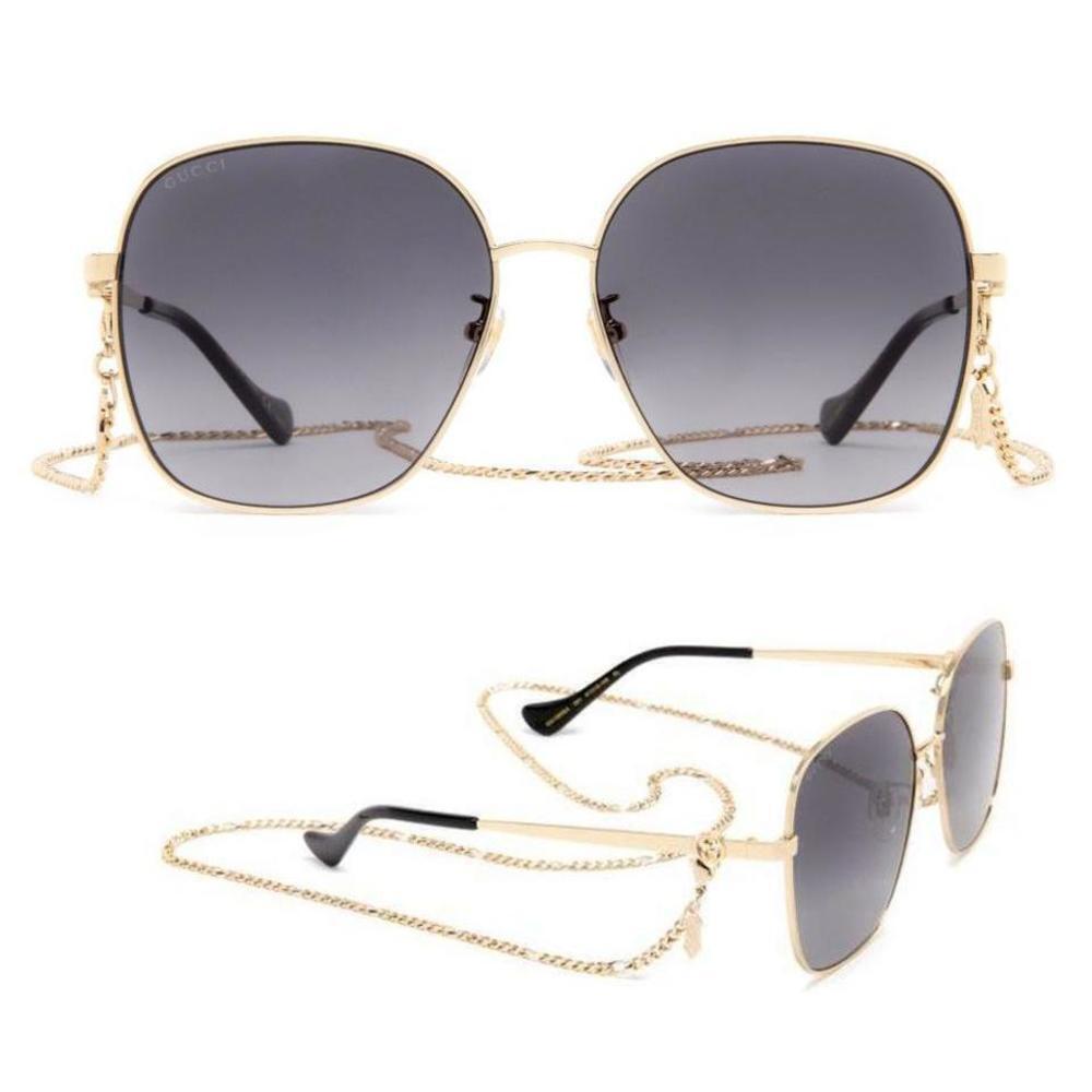 NEW Gucci GG1089SA-001 Chain Sunglasses
